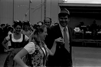 Oktoberfest at the Bowie Race Track, 1973 Bowie Mayor Jim Conway