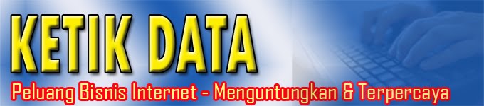 Ketik Data - Peluang Bisnis Online Menguntungkan dan Terpercaya