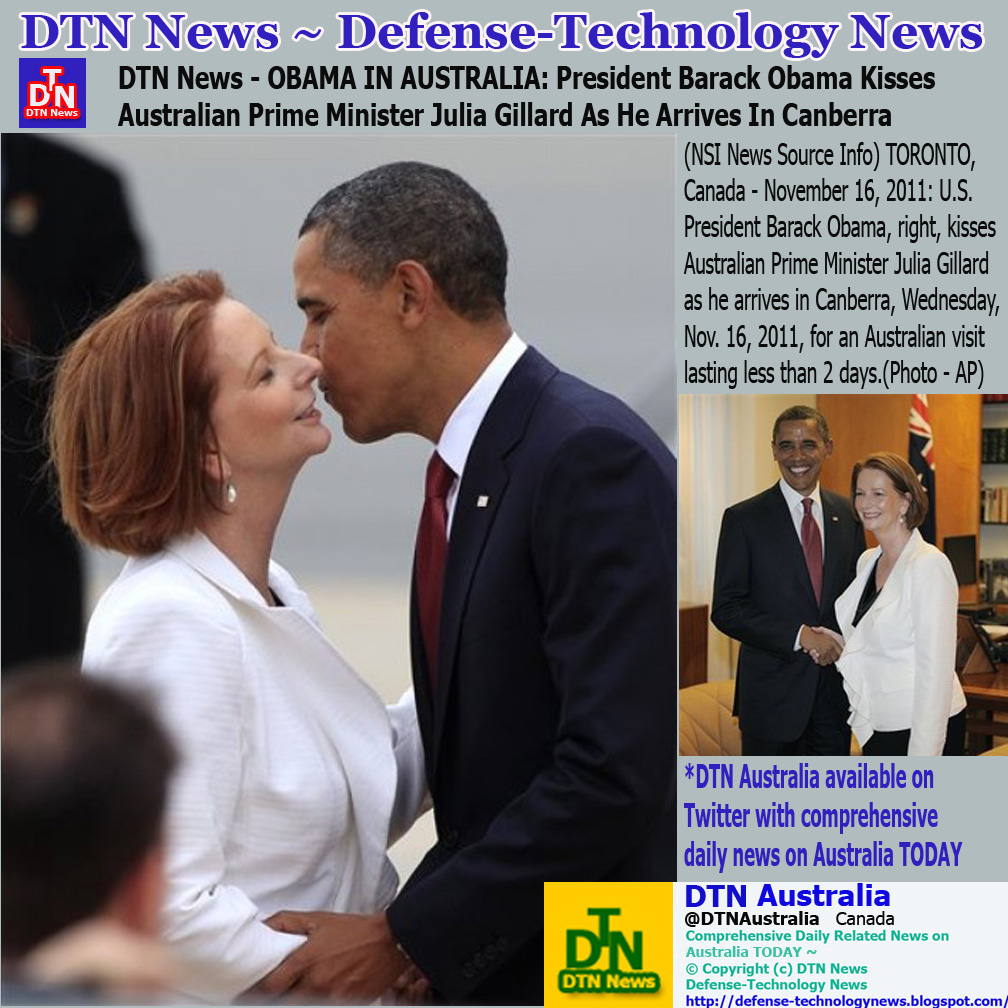 Pictures of The Day DTN News OBAMA IN AUSTRALIA President Barack