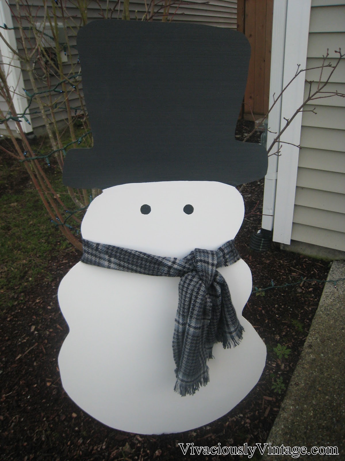 Ansley Designs Diy Snowman Yard Decoration