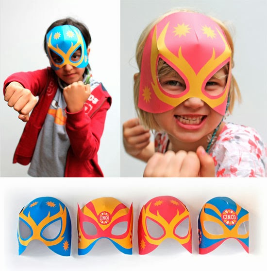 mascaras de papel para niños