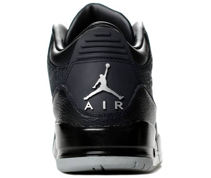 retro 3 jordans black