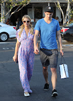 Paris Hilton shopping in Beverly Hills with her new boyfriend