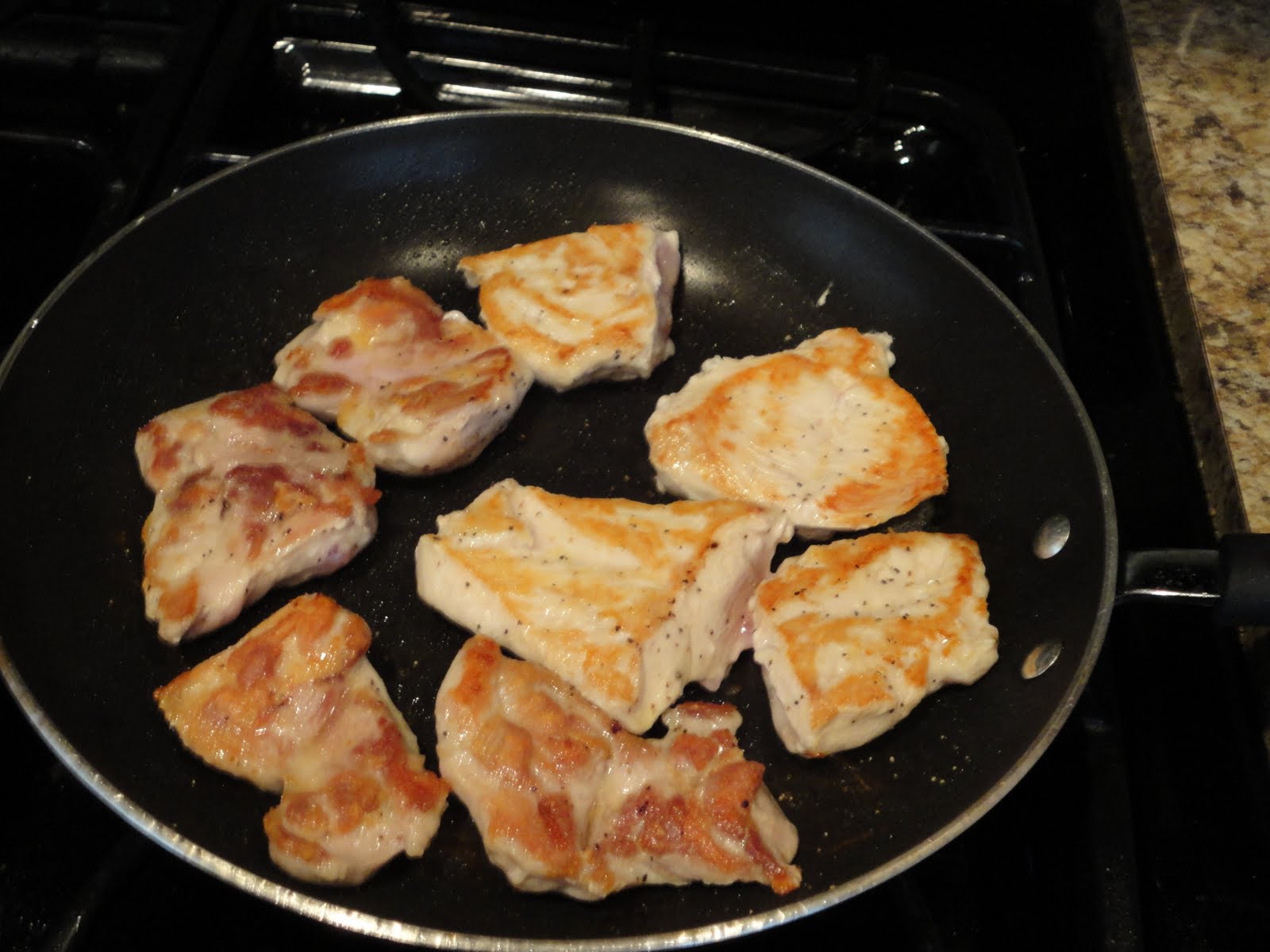 Keeping up with the Kitchen Mom Glazed Chicken & Peaches with Cheese