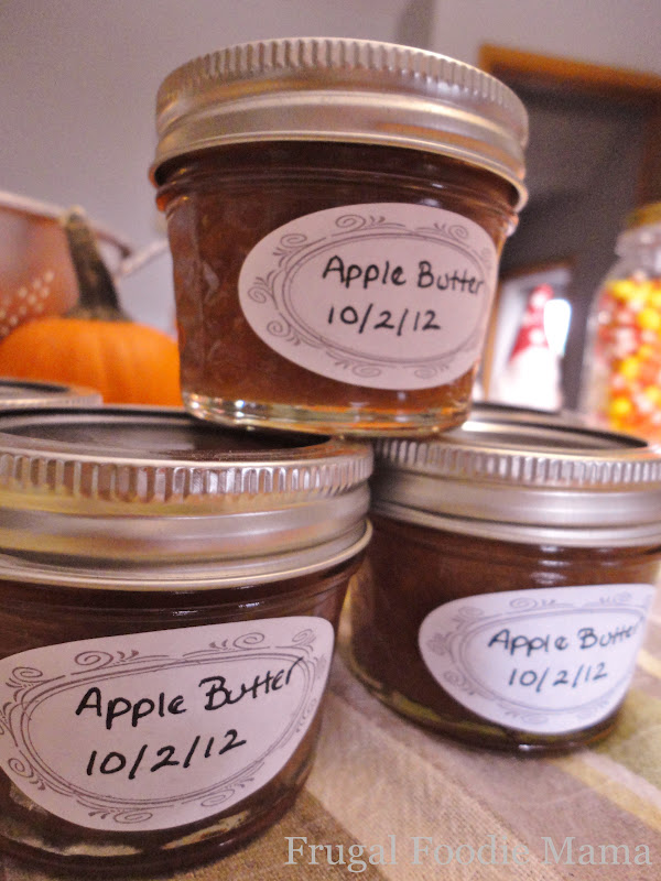 Frugal Foodie Mama Homemade Apple Butter in the Crock Pot