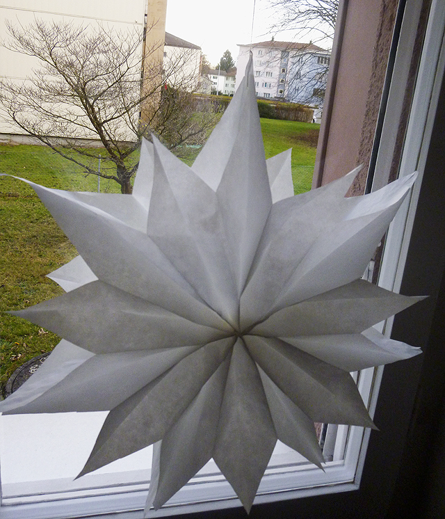 Ritas BlogArchiv Vom Papierstern über schmutzige Fenster