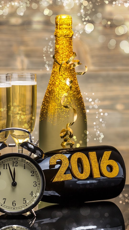 Golden Champagne 2016 Android Wallpaper