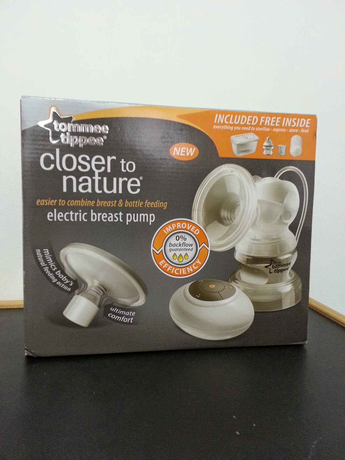 tommee tippee breast pump and steriliser