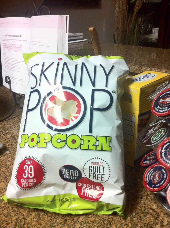 Confessions of a Skinny Girl in Training Skinny Pop Popcorn