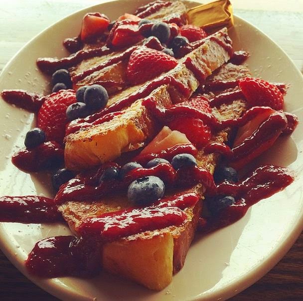 French Toast from Esselon Cafe in Hadley, MA, brunch food