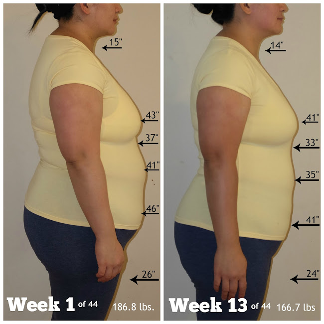 Weight Loss Progress Photos Week 13 My Weight Loss Journey