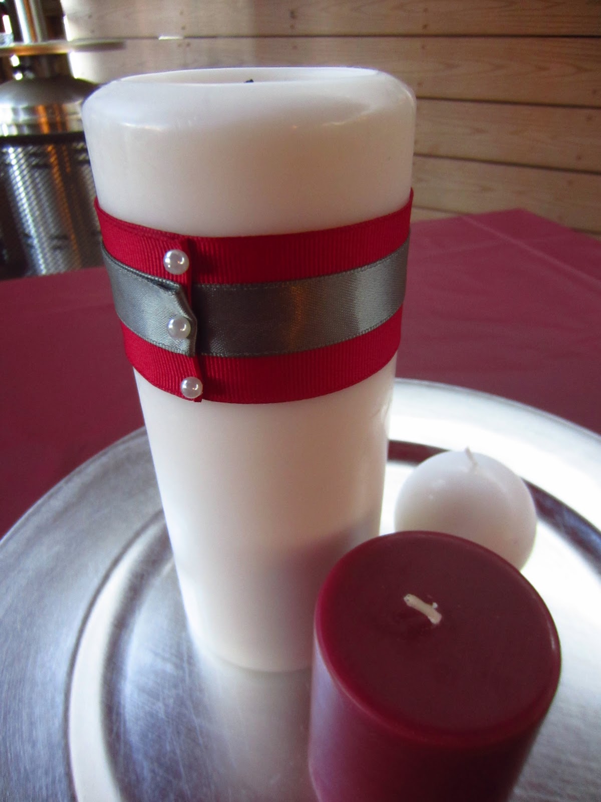 Simply DIY 2 Quick Candle Centerpieces