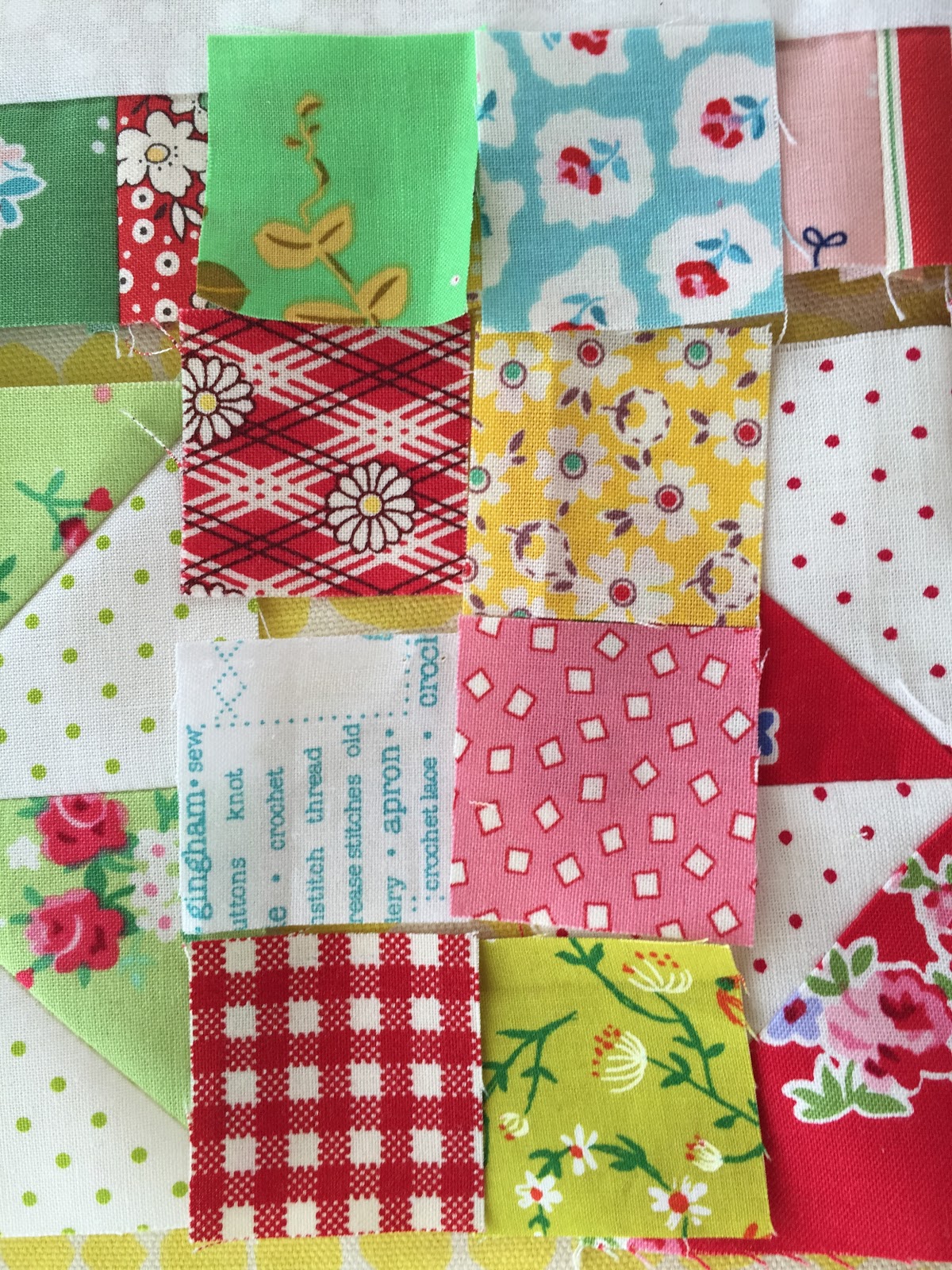 dream quilt create Embroidered Mini Quilt