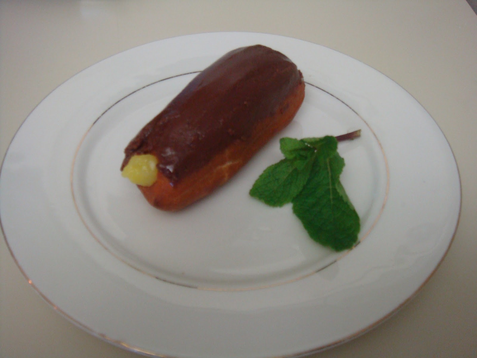 Creative Cooking Lemon Filled Long Johns with Chocolate Frosting