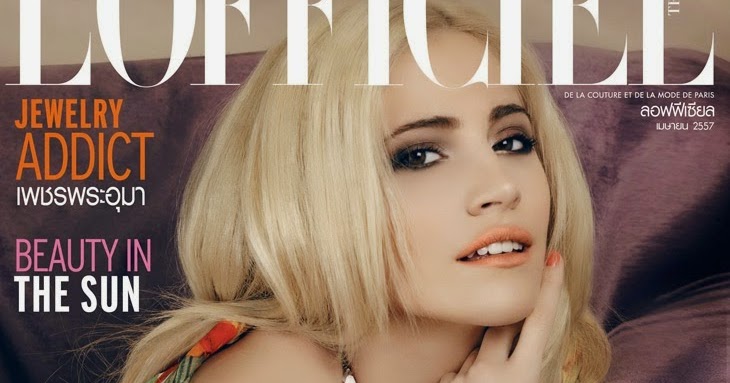 Pixie Lott L'Officiel Magazine Thailand April 2014 - Desifunblog
