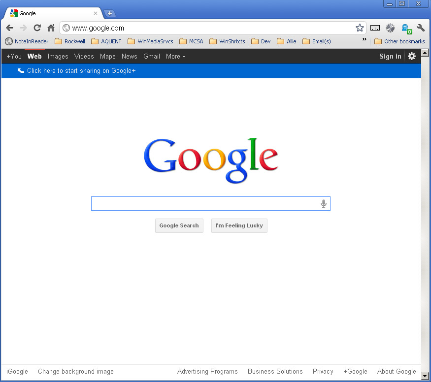 how to set google chrome homepage windows 7