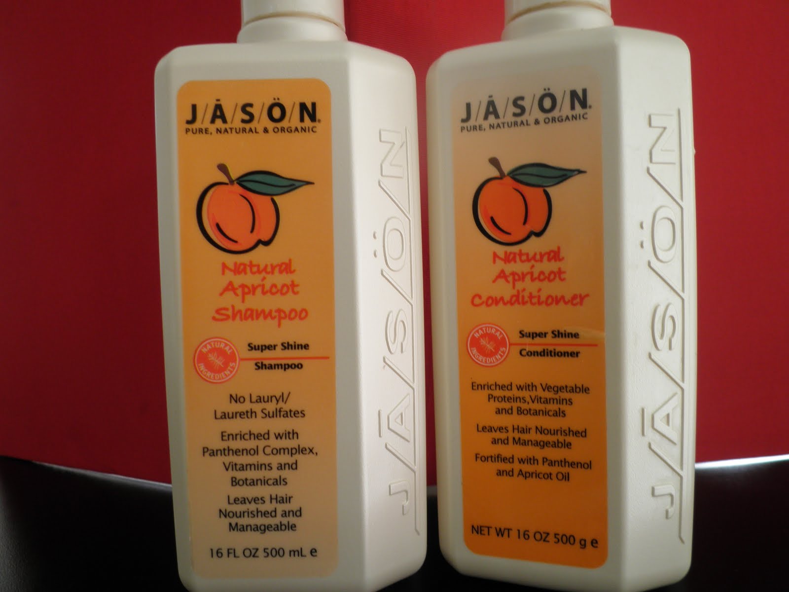 PhenomenalhairCare Product Review Jason Apricot Shampoo and Conditioner