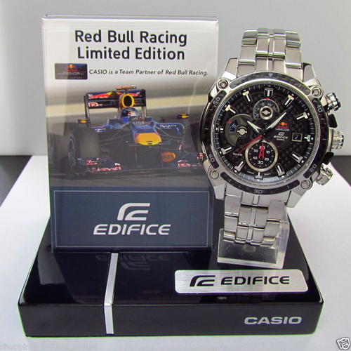 casio edifice f1 red bull collection