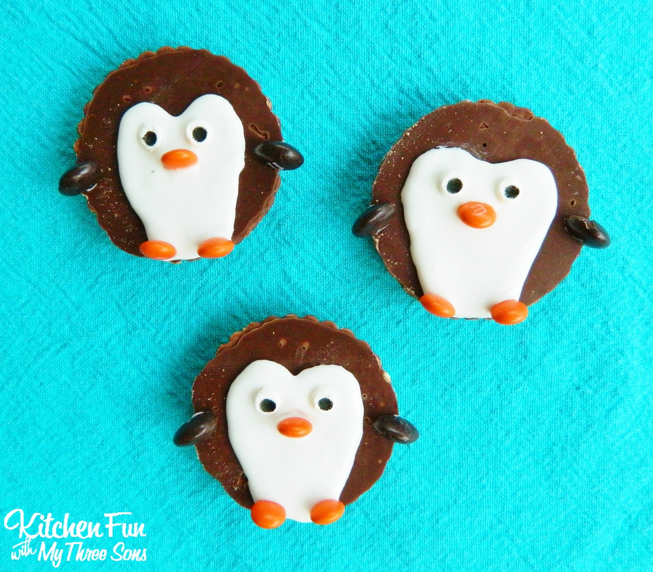 Easy Penguin Cookies Kitchen Fun With My 3 Sons