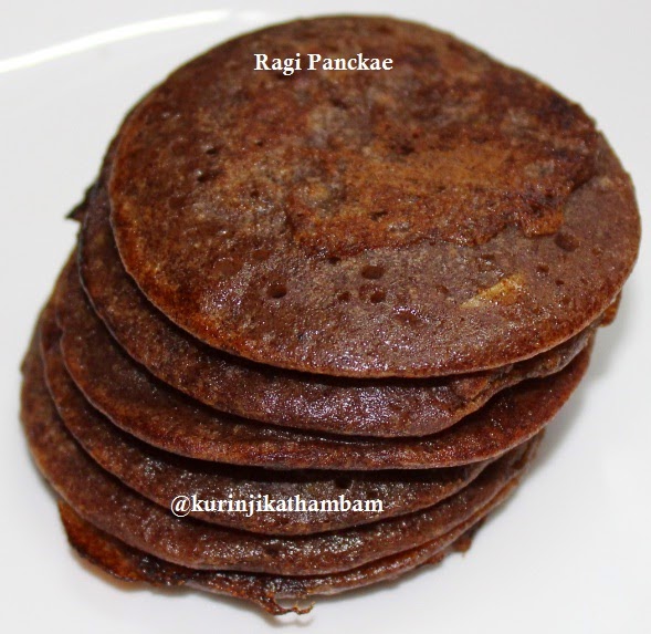 Ragi / Finger Millet Pancake Finger Millet Recipes Kurinji Kathambam