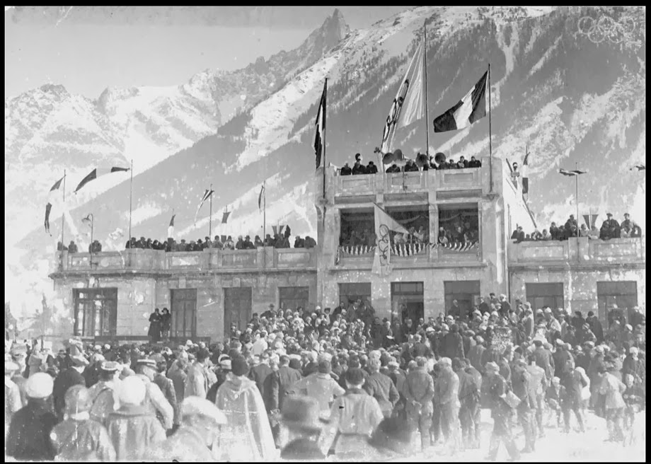 The Athletes of the First Winter Olympics in 1924 vintage everyday