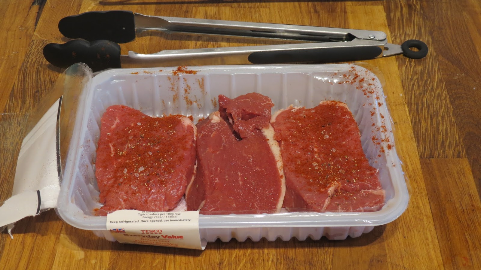 Cooking for Sanity Chargrilled Steak with Paprika Sweet Potato Wedges