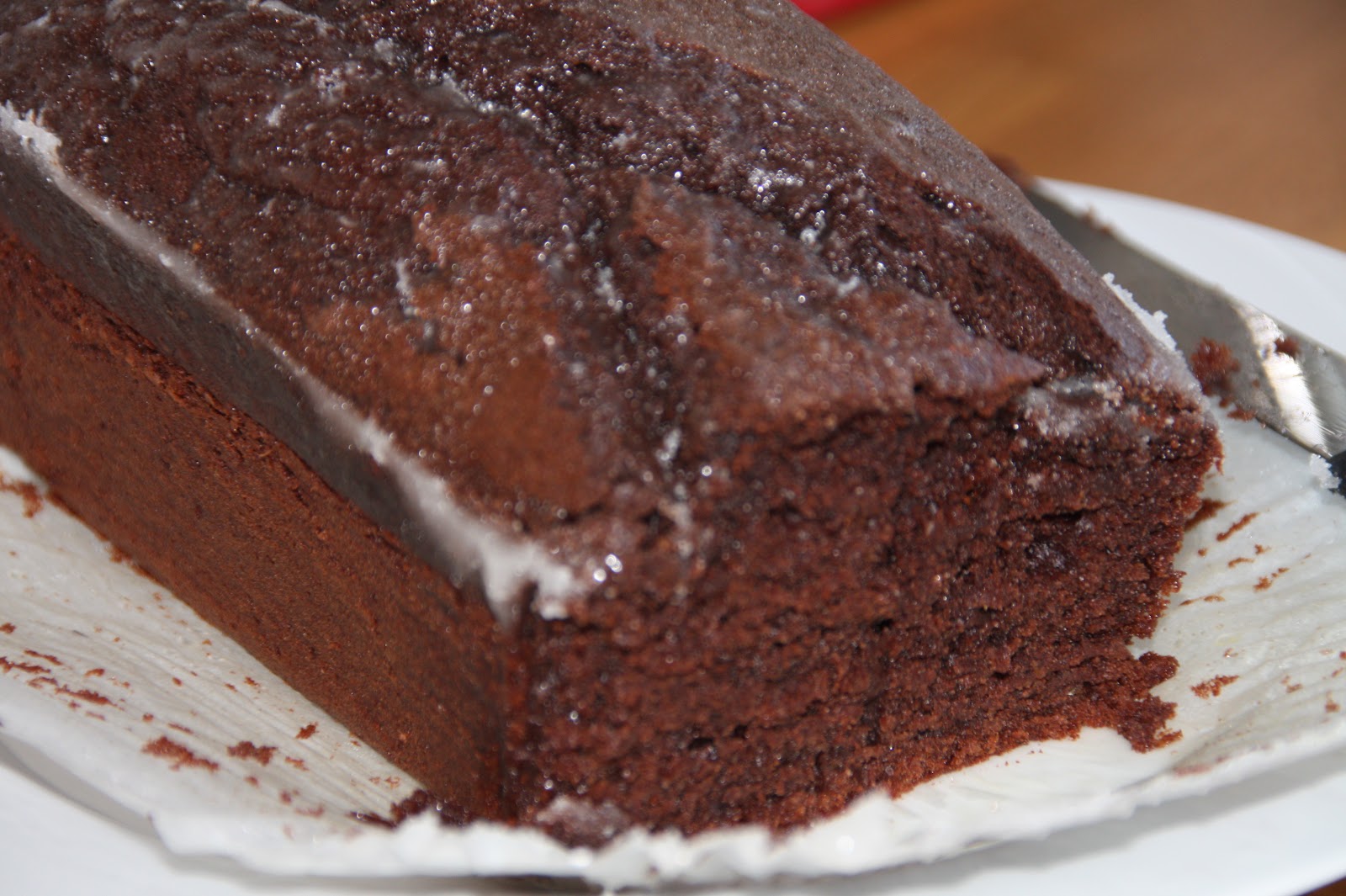 At Home with Mrs M! Chocolate & Lime Drizzle Loaf Cake