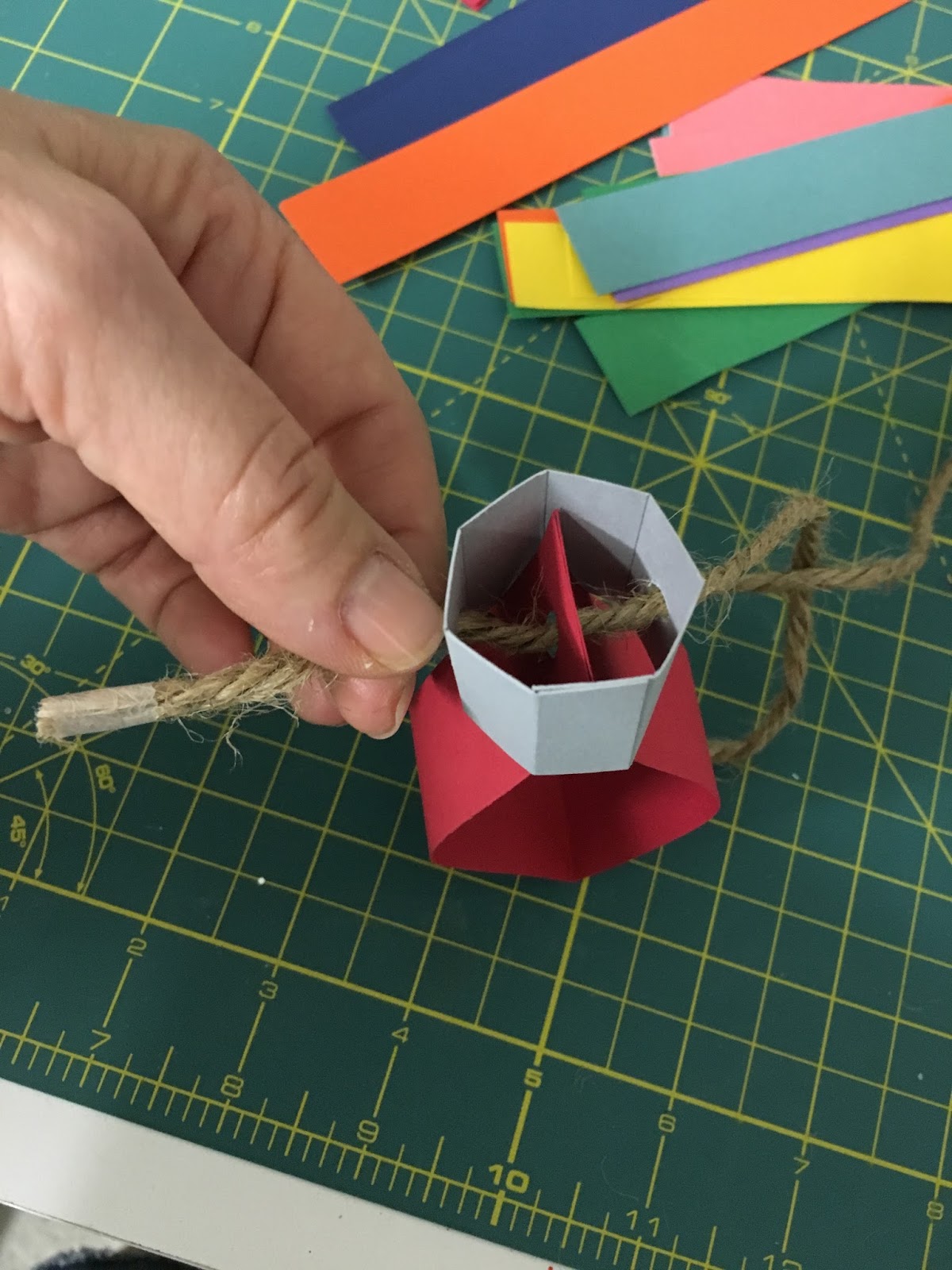 Make My Day Camp Paper Christmas Lights Garland