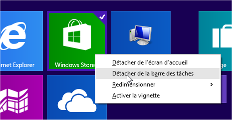 capture d'écran Windows 8 - Windows Store