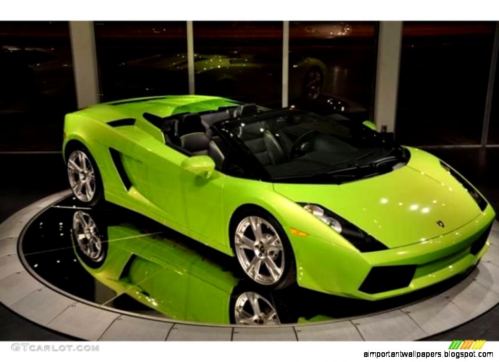 2007 Verde Faunus Light Green Lamborghini Gallardo Spyder 2007 Verde Faunus Light Green Lamborghini Gallardo Spyder
