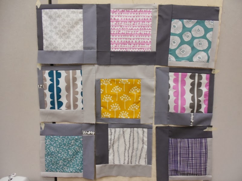 Kinda Quilty Design Wall Monday Fifty Shades of Groovy