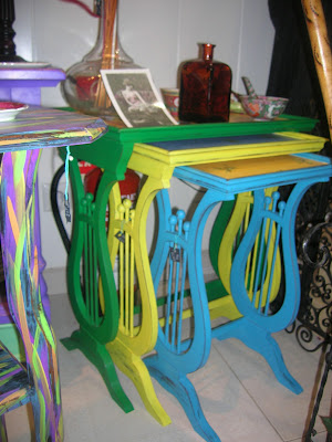 vintage en agosto: Muebles de colores