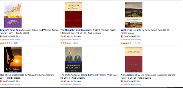 free classic e-books - same price as library but bonus benefit is they are yours forever!