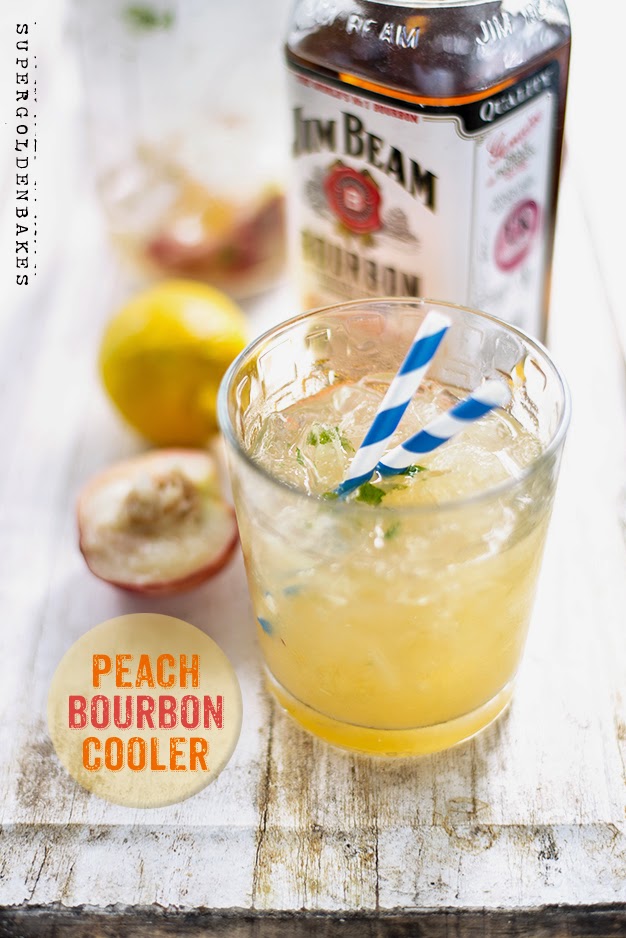 Peach Bourbon Cooler supergolden bakes