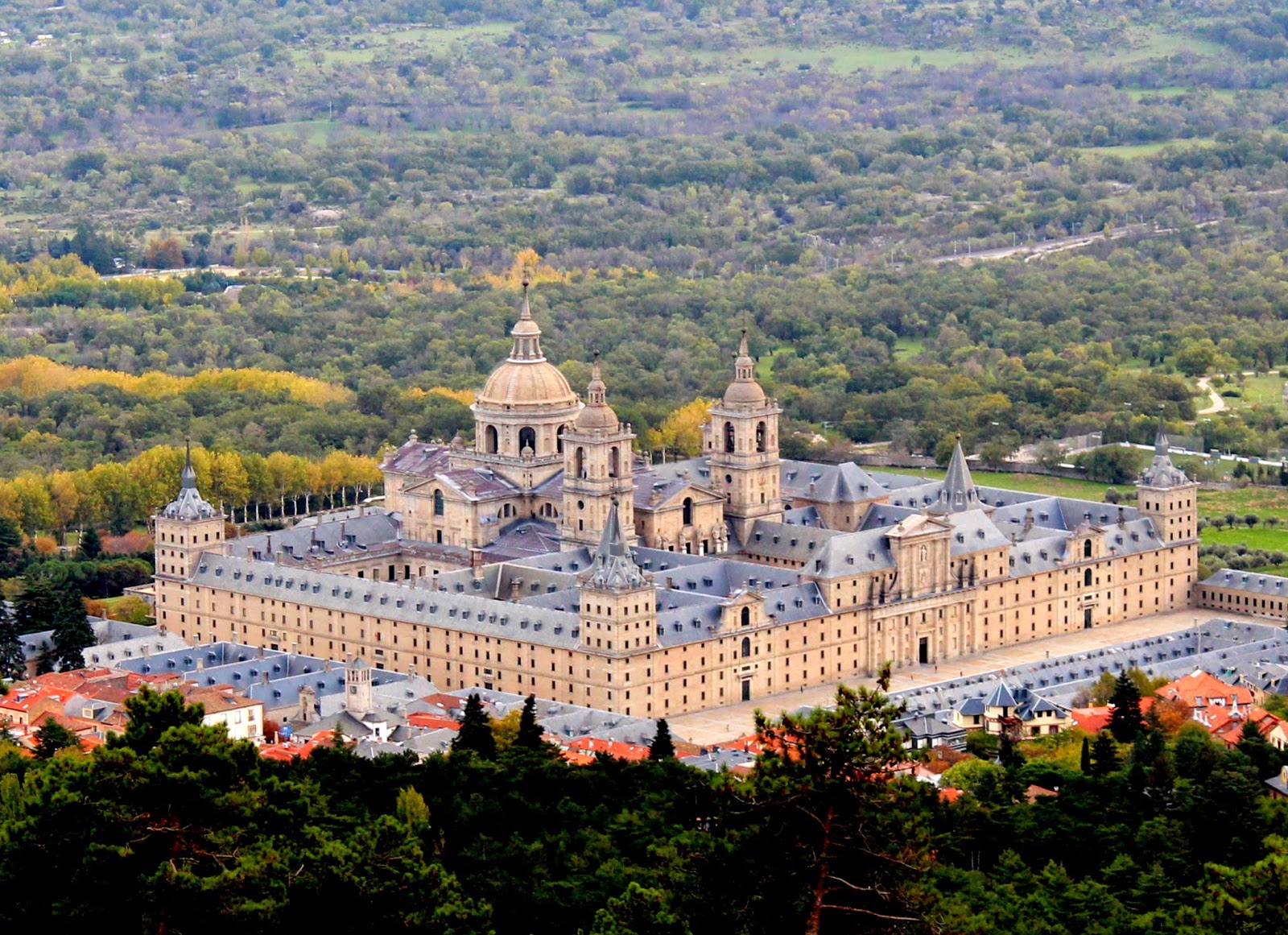 Monasterio de San Lorenzo de El Escorial desde el Monte de Abantos