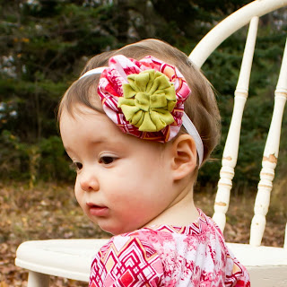 free flower pattern flower headband pattern