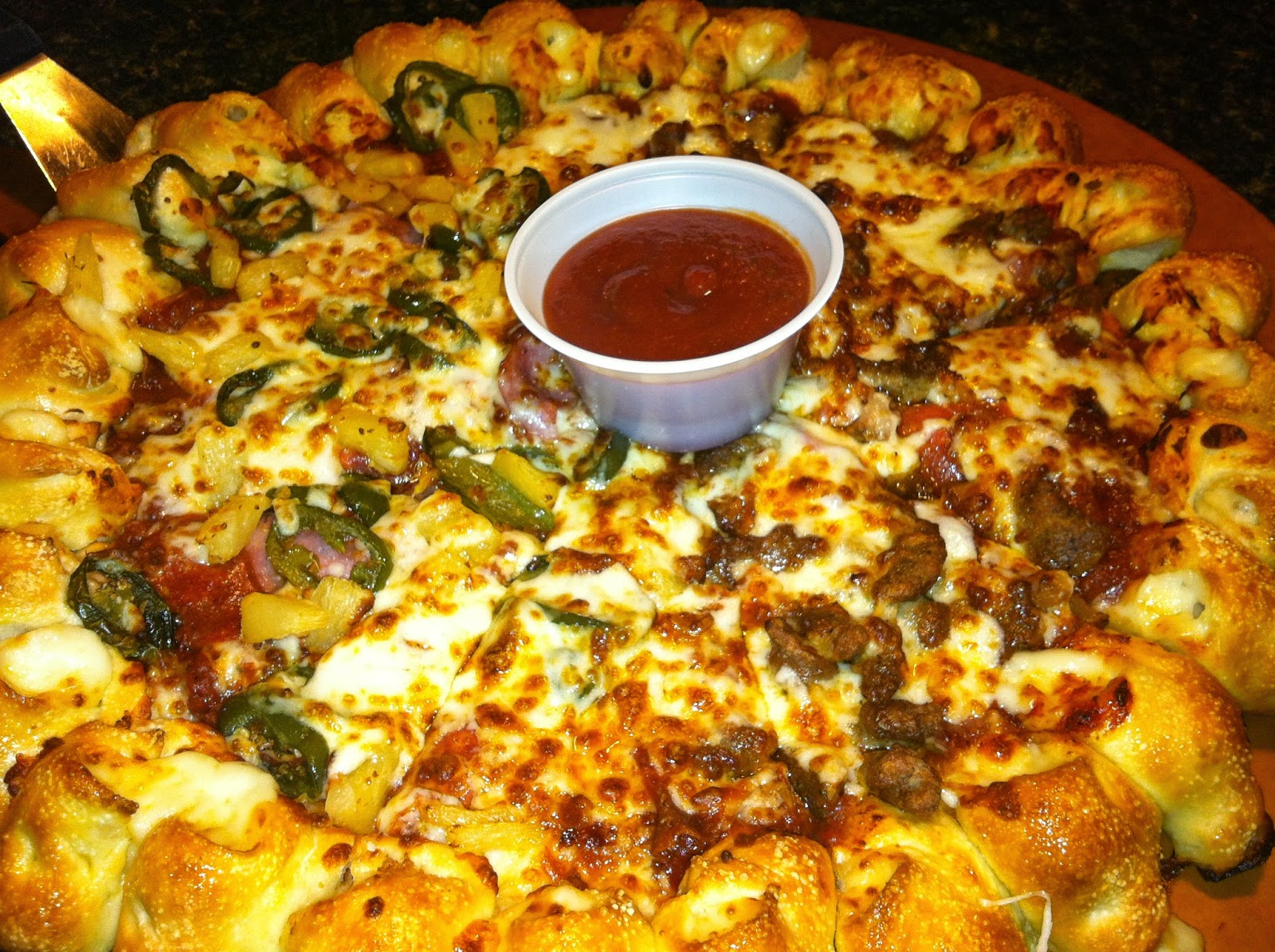 The Holidaze Pizza Hut TMNT Cheesy Bites Pizza