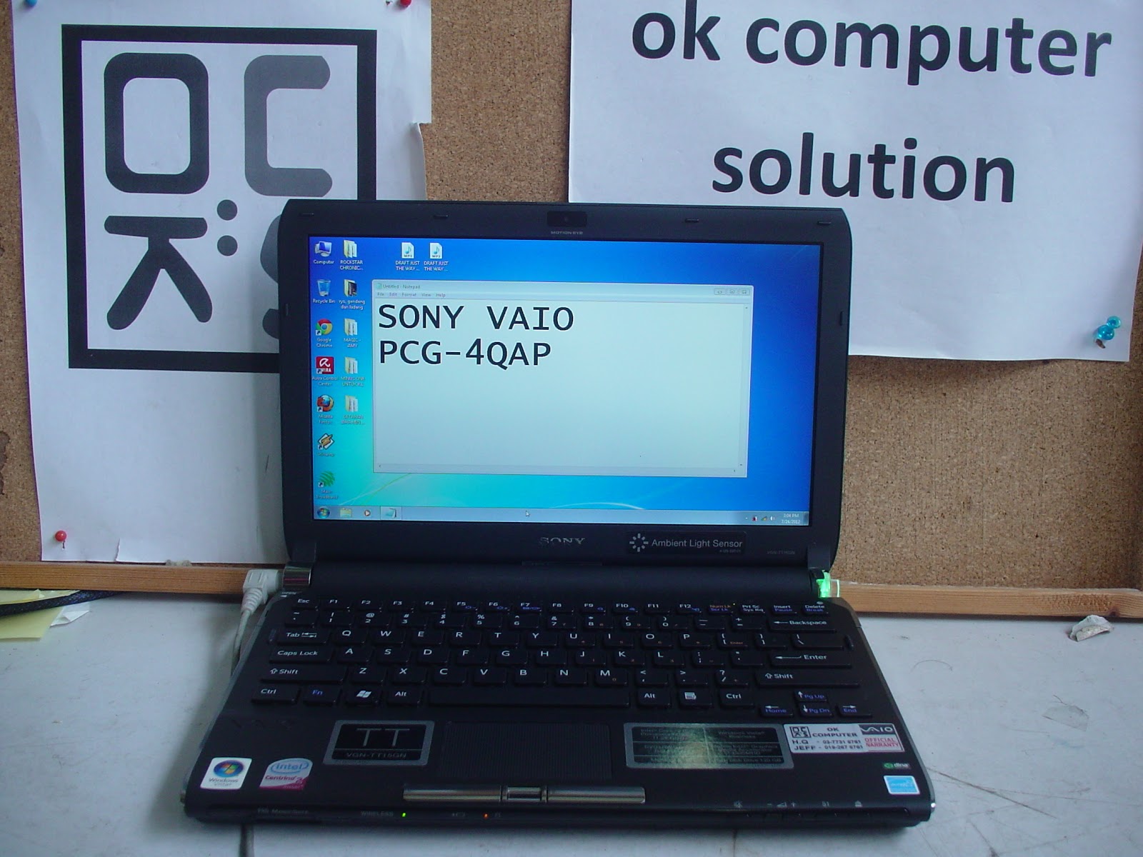 Repair motherboard laptop Sony Vaio