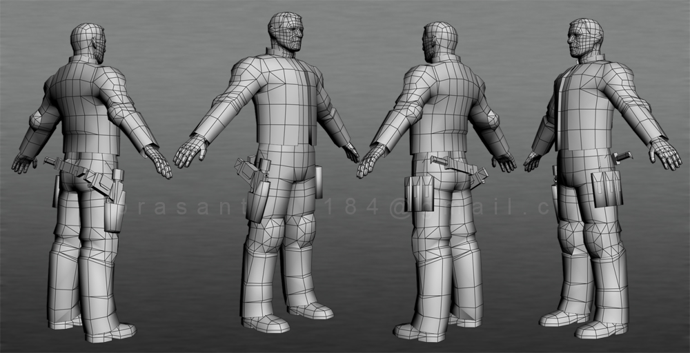 .: Lowpoly Character .: Lowpoly Character