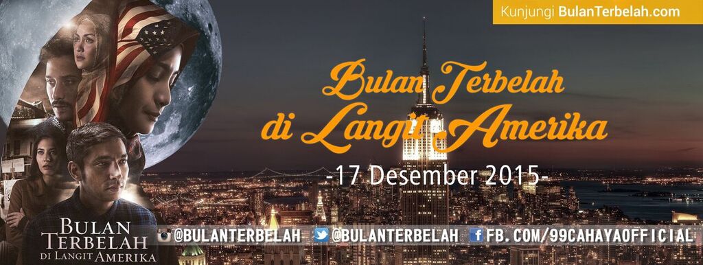 S O F I A Z H A N Z A Upcoming Inspiration Movie Film Bulan Terbelah Di Langit Amerika