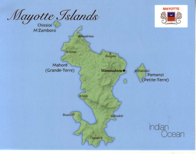 MAYOTTE - GEOGRAPHICAL MAPS OF MAYOTTE (FRANCE)