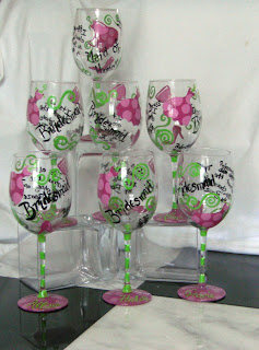 http://www.bybecca.com/its-all-about-the-dress-the-shoes-and-the-booze/ Personalized Hand Painted Wine Glass - Its all about the Dress the Shoes and the Booze