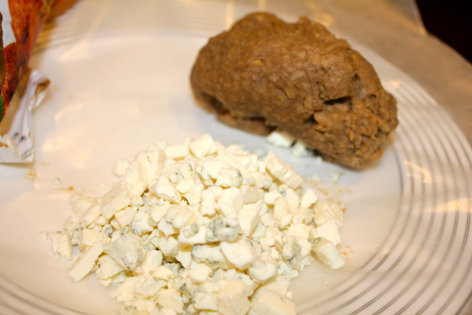 Hoodwinked in Houston Blue Cheese Veggie Burger
