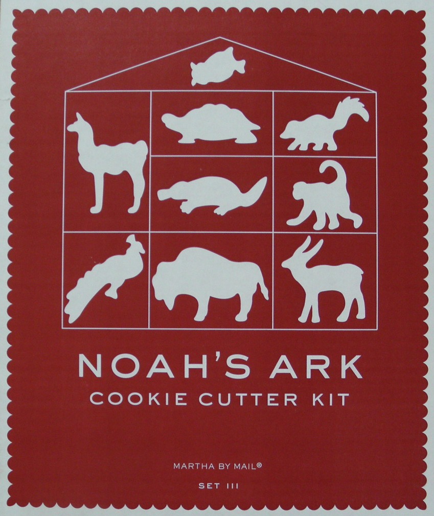Good Things by David Martha by Mail Noah's Ark Cookie Cutters Set III