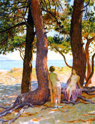 Bathers under the Pines by the Sea, 1926 - Theo van 