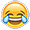 Laugh with tears emoji