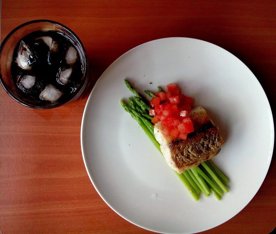 Pan fried Barramundi/seabass with Hollandaise Sauce recipe(western