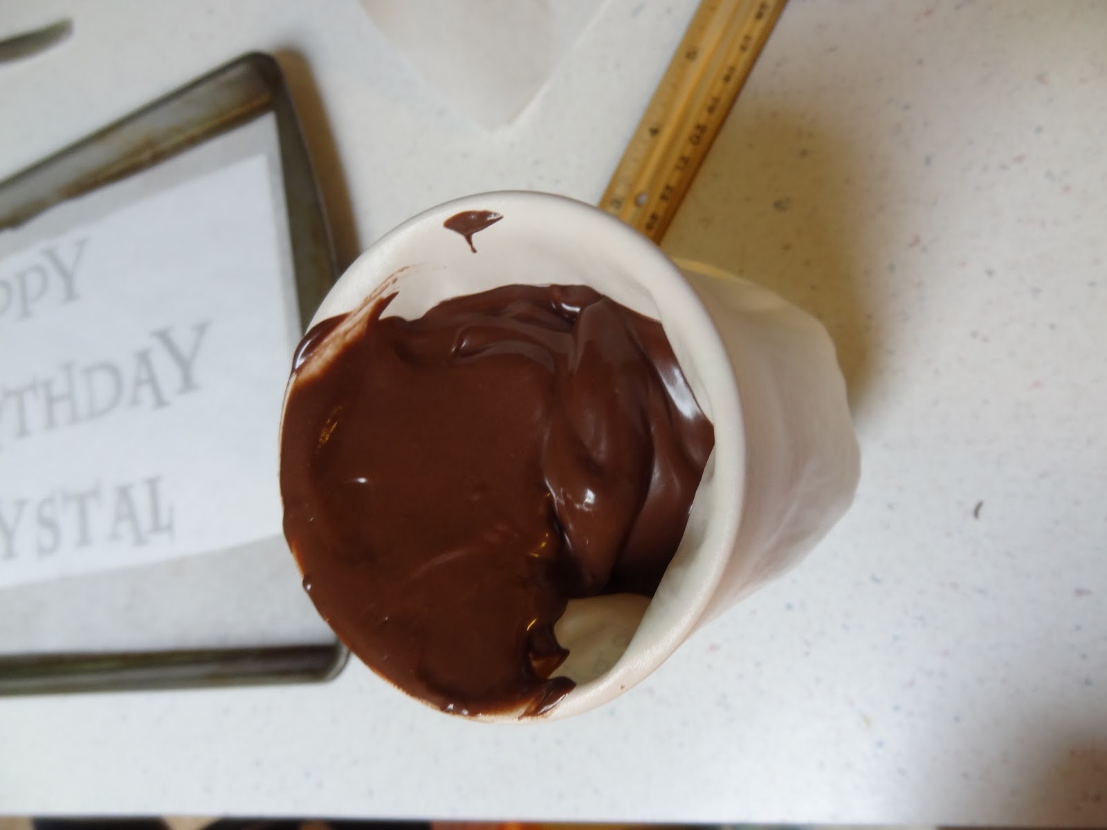 Jon & Holli's DIY How to make Chocolate Letters and other Decorations