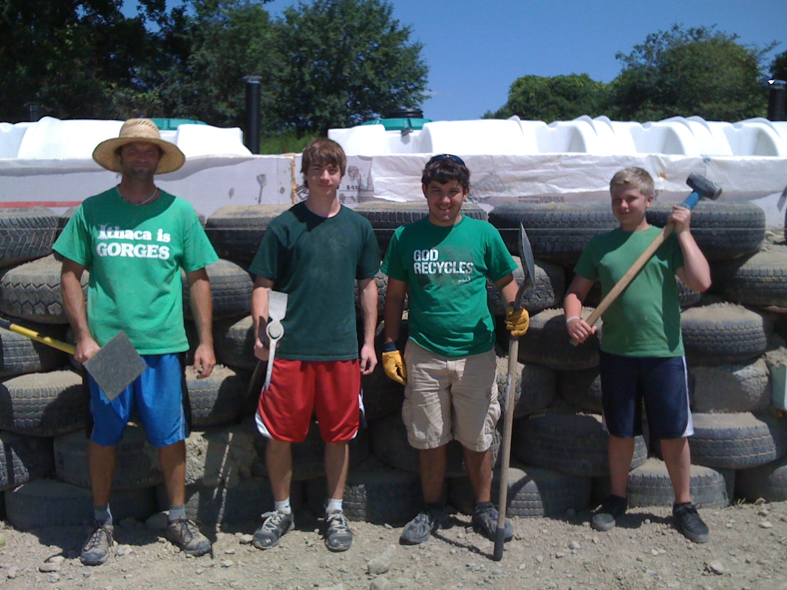 The Freeville Earthship Garbage Warriors