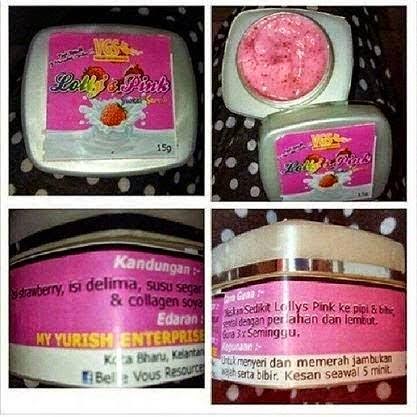 LOLLY'S PINK SWEET SCRUB